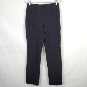 L.L. Bean Pull-On Slim Straight Pants Womens XS Minimalist Old Money Work Office